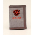Ariat® Men's Red Logo Trifold Wallet