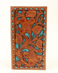 Nocona® Turquoise Underlay Rodeo Wallet