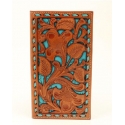 Nocona® Turquoise Underlay Rodeo Wallet