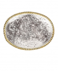 Nocona® Oval Buckle With Gold Trim