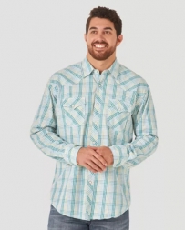 Wrangler® 20X® Men's 2 Pocket LS Snap Plaid