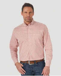 Wrangler® 20X® Men's Comp LS 1 Pocket Plaid Shirt