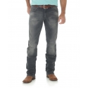 Wrangler Retro® Men's Grey Denim Slim Straight Jeans