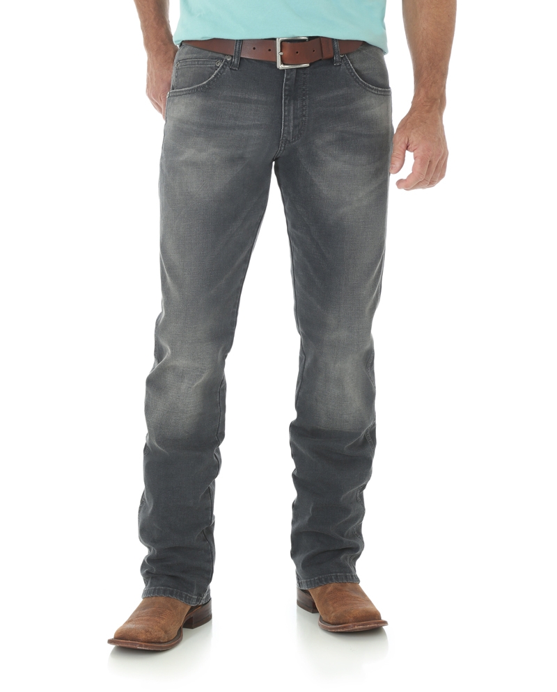 Wrangler grey best sale jeans