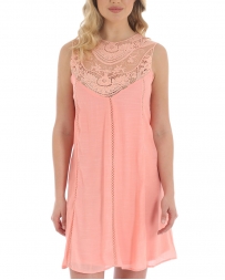 Wrangler® Ladies' Sleeveless Blush Dress