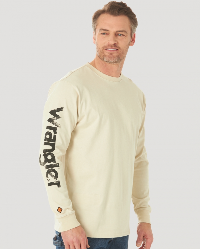 Wrangler® Men's FR LS Logo T-Shirt - Fort Brands