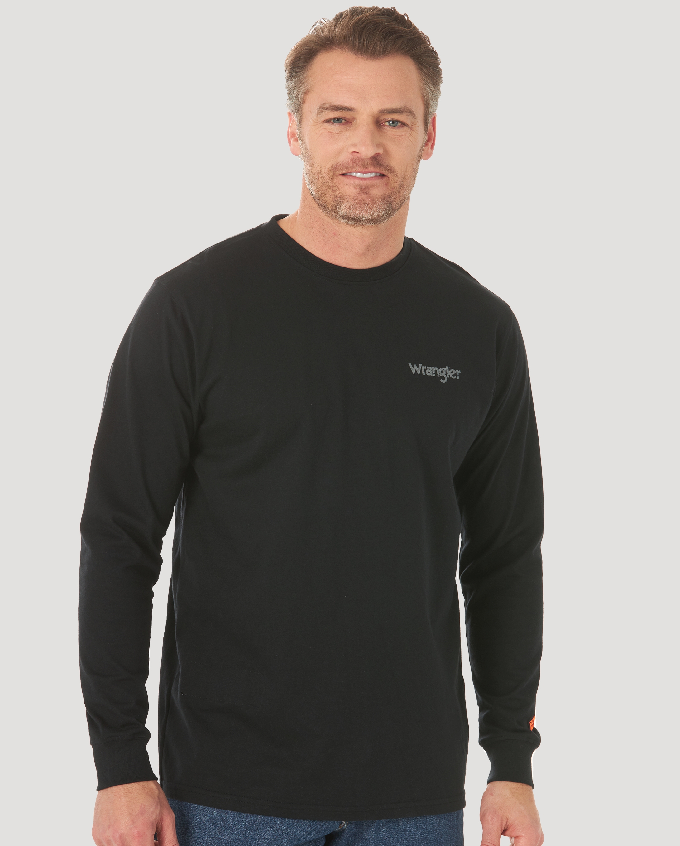 Wrangler® Men's FR LS Logo T-Shirt - Fort Brands