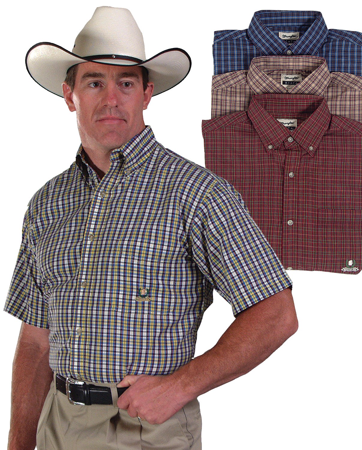 wrangler dress shirts