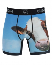 Cinch® Men's Cow Print 6" Boxer Brief