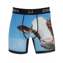 Cinch® Men's Cow Print 6" Boxer Brief