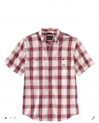 Carhartt® Men's SS Chambray Plaid Shirt