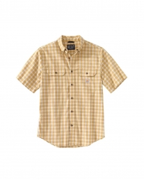 Carhartt® Men's SS Chambray Plaid Shirt