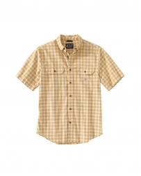 Carhartt® Men's SS Chambray Plaid Shirt - Big and Tall