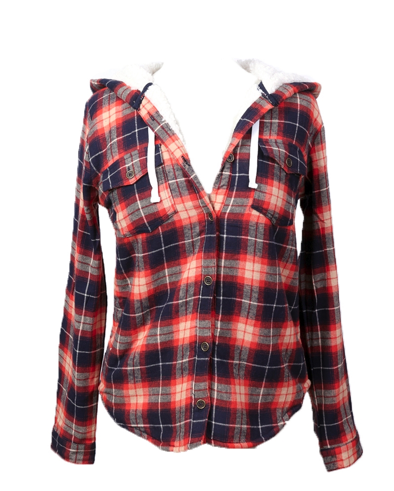 hooded sherp flannel