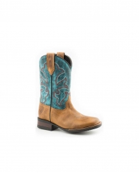 Roper® Kids' Monterey Boot Tan/Blue