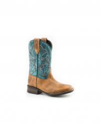 Roper® Youth Monterey Boot Tan/Blue