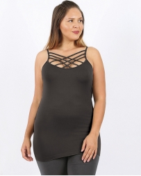 Zenana® Curvy Strappy Tank