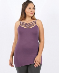 Zenana® Ladies' Curvy Strappy Tank