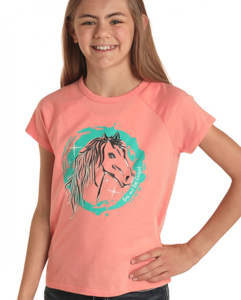 Girls' Horse Graphic Tee 