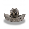 Rodeo King® Black/Ivory Jute Straw Hat
