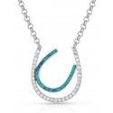 Montana Silversmiths® Ladies' Double Horseshoe Necklace