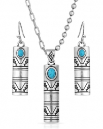 Montana Silversmiths® Ladies' Western Stonehenge Buffed Set