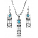 Montana Silversmiths® Ladies' Western Stonehenge Buffed Set