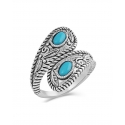 Montana Silversmiths® Ladies' Balancing The Whole Turquoise Ring