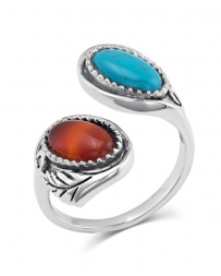 Montana Silversmiths® Ladies' Earth And Sky Adjustable Ring