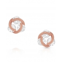 Montana Silversmiths® Ladies' Holding Onto A Rose Dawn earrings