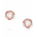 Montana Silversmiths® Ladies' Holding Onto A Rose Dawn earrings