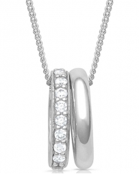 Montana Silversmiths® Ladies' Duo Ring Sparkle Necklace