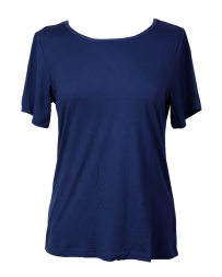 Pine Apparel® Ladies' Wide Neck Crew Basic Tee