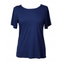 Pine Apparel® Ladies' Wide Neck Crew Basic Tee