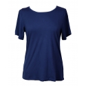 Pine Apparel® Ladies' Wide Neck Crew Basic Tee