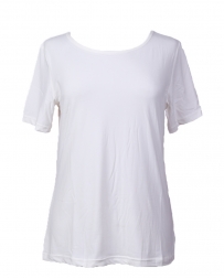 Pine Apparel® Ladies' Wide Neck Crew Basic Tee