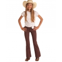 Rock and Roll Cowgirl® Girls' Dusty Plum Trouser