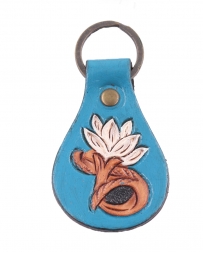 American Darling Floral Stamped Keychain