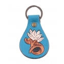 American Darling Floral Stamped Keychain