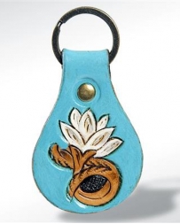 American Darling Floral Stamped Keychain