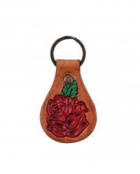 American Darling Ladies' Floral Stamped Keychain