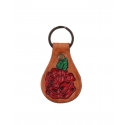American Darling Ladies' Floral Stamped Keychain