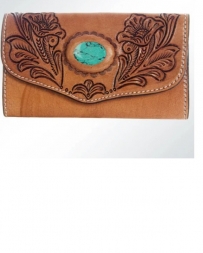 American Darling Ladies' Wallet With Turquoise Stone