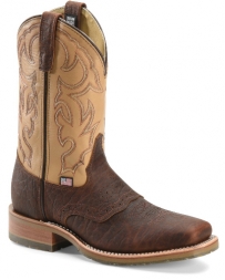 Double-H Boots® Men's Domestic Bison Square Toe