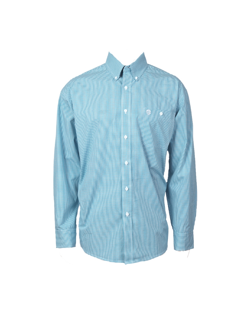 George Strait Men S Ls 1 Pocket Plaid Shirt Fort Brands