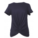 Just 1 Time® Ladies' Front Knot Tee