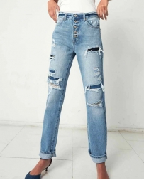 Kancan® Ladies' Hi Rise 90's Boyfriend Jeans