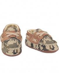 Double Barrel Boots® Boys' Baby Bucker Digi Camo Mocs