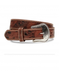 Tony Lama® Men's Floral Hand Tooled Belt