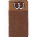 Just 1 Time® Men's Double Luck Checkbook Wallet